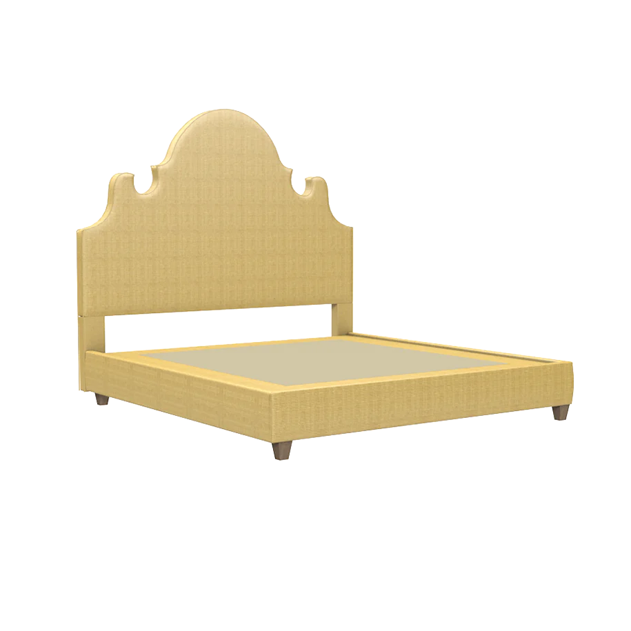 Charleston Platform Bed in Natural Raffia - Image 2