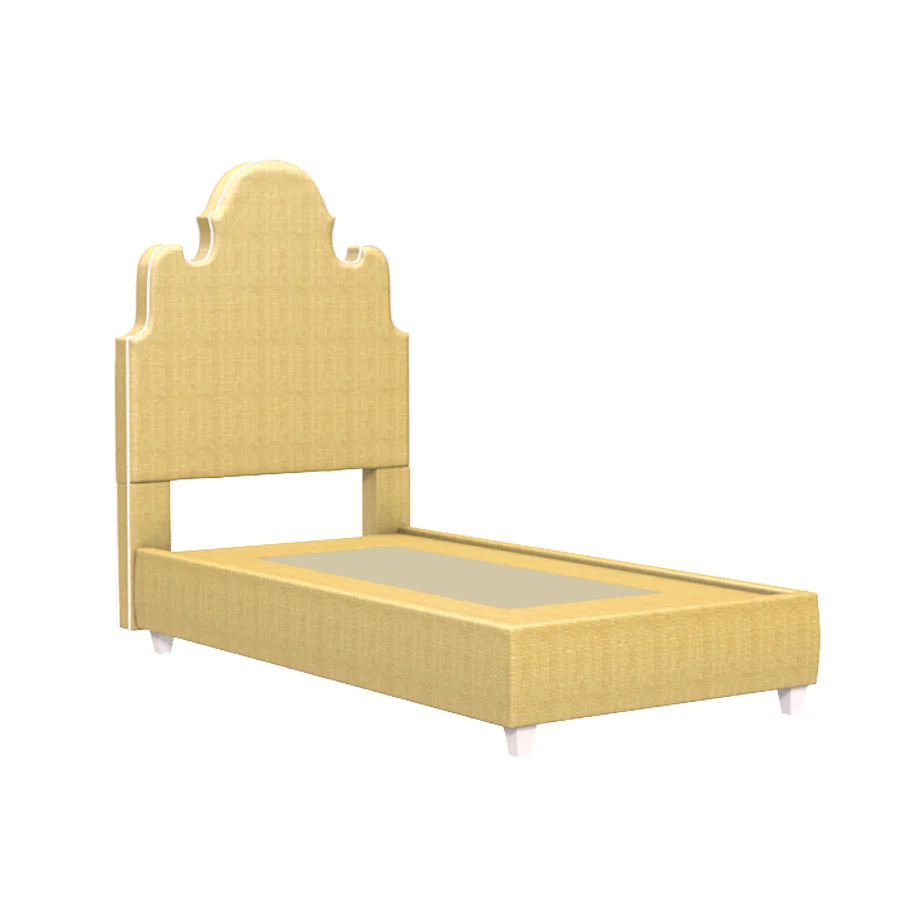 Charleston Platform Bed in Natural Raffia - Image 3