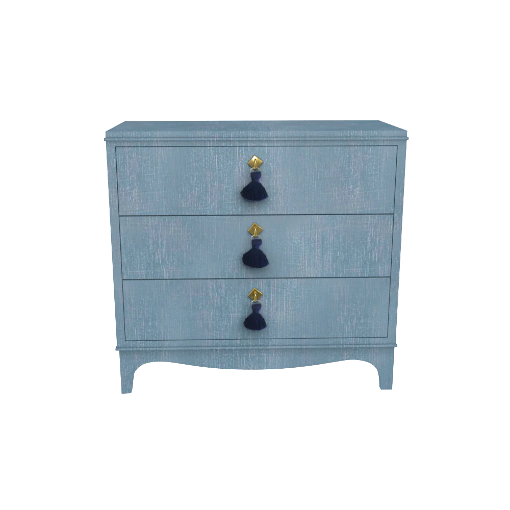 Easton Chest in Denim Blue Finish