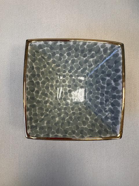 Paul Schneider Medium Square Dappled Green Bowl - Image 2
