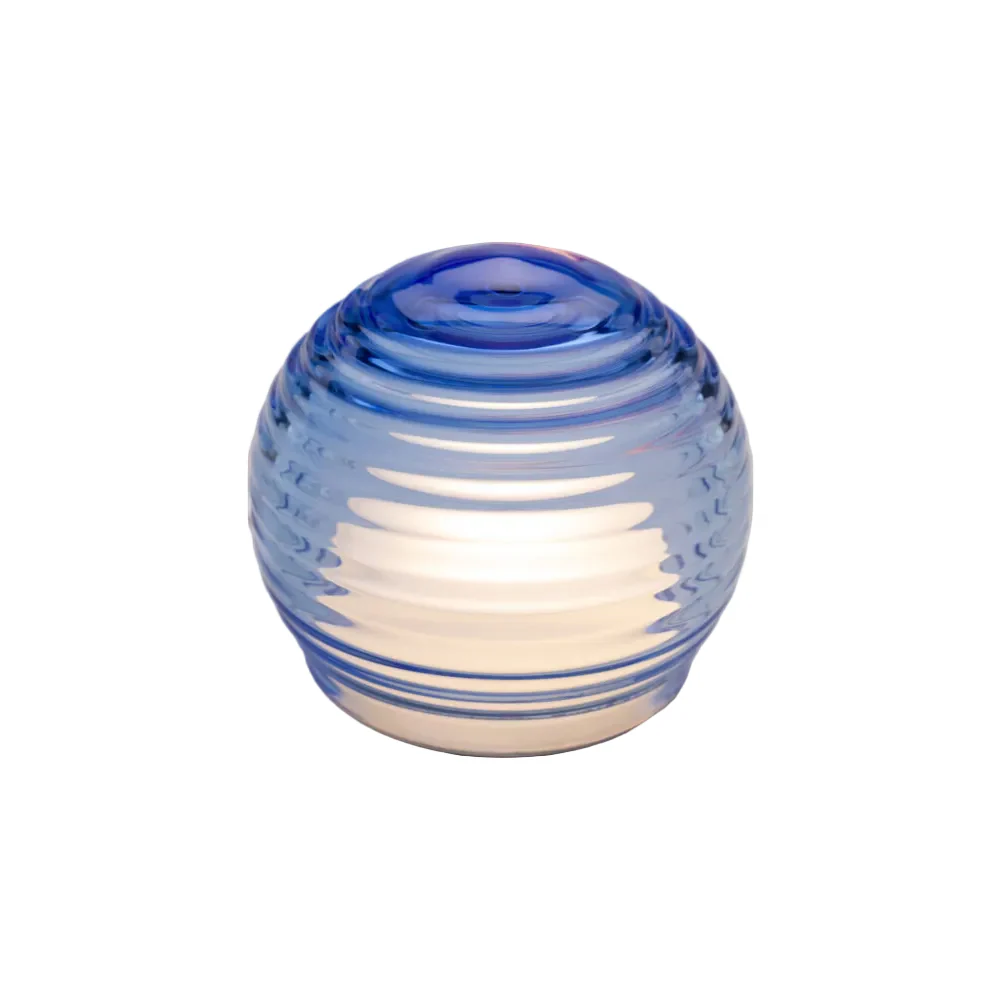 Murano Glass Curve Light - Blue