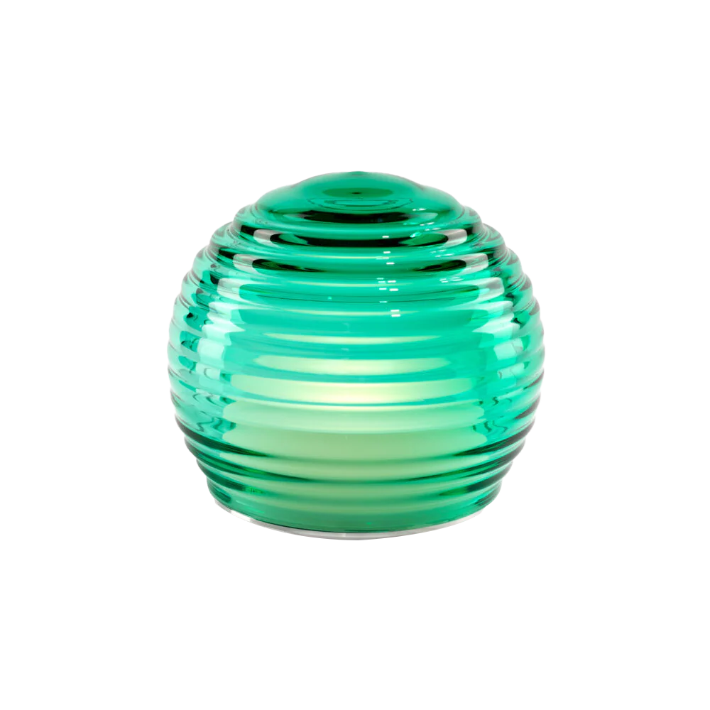 Murano Glass Curve Light - Green