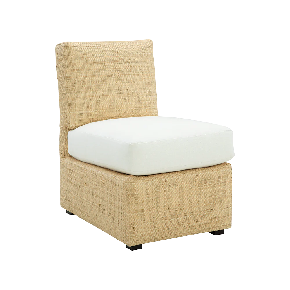 Raffia Slipper Chair