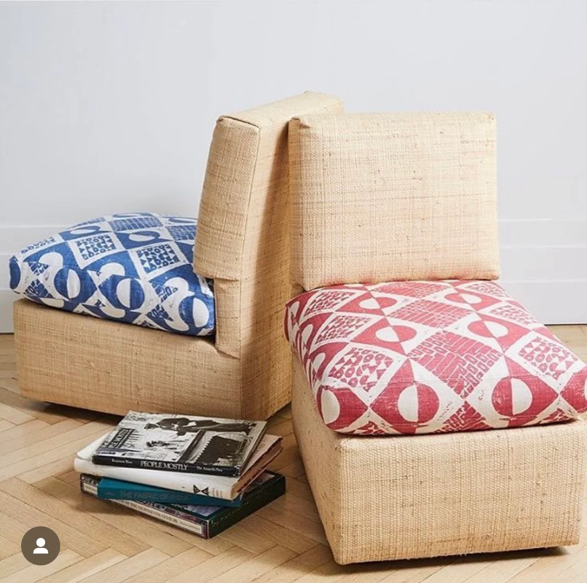 Raffia Slipper Chair - Image 2