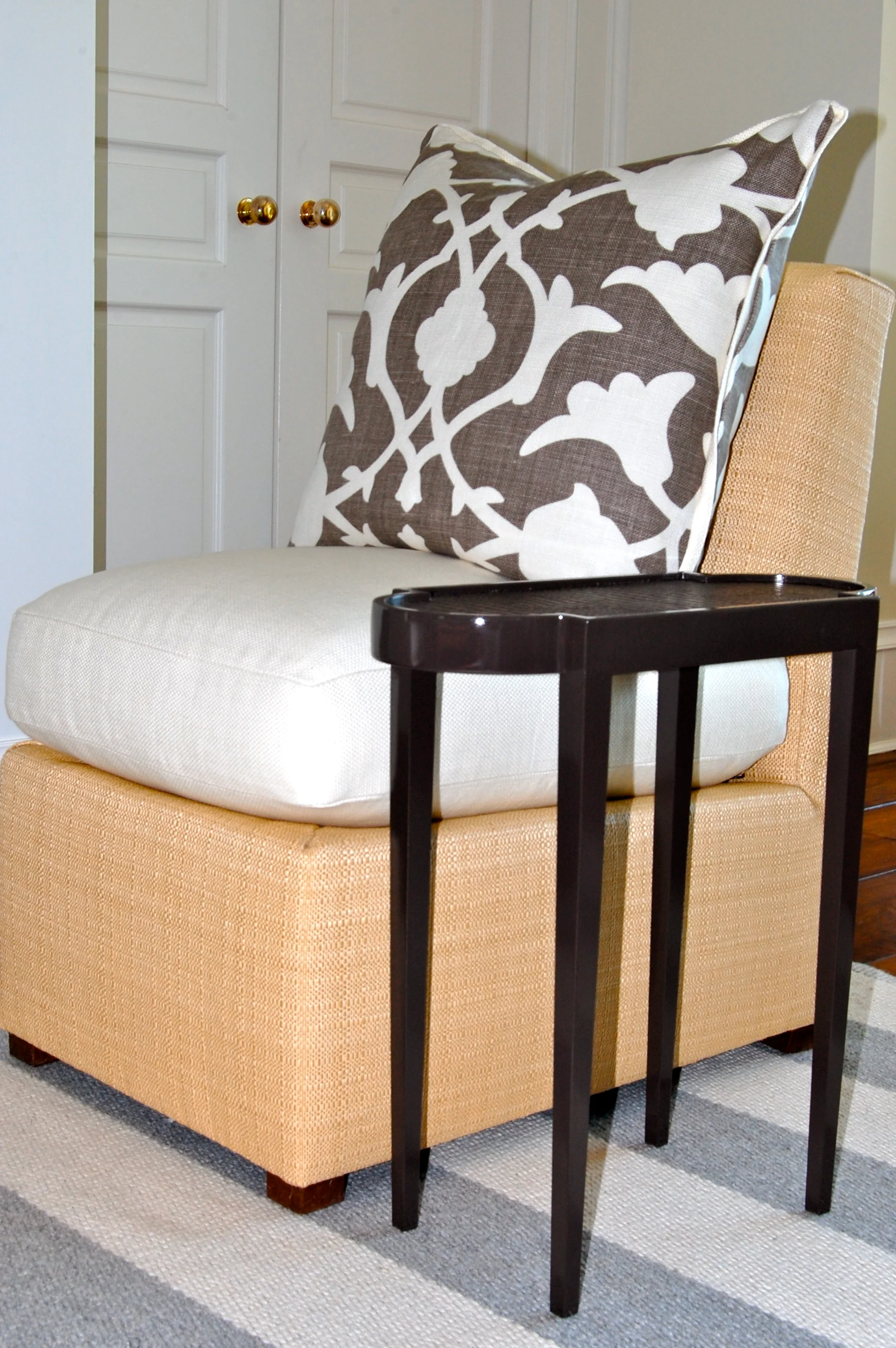 Raffia Slipper Chair - Image 6