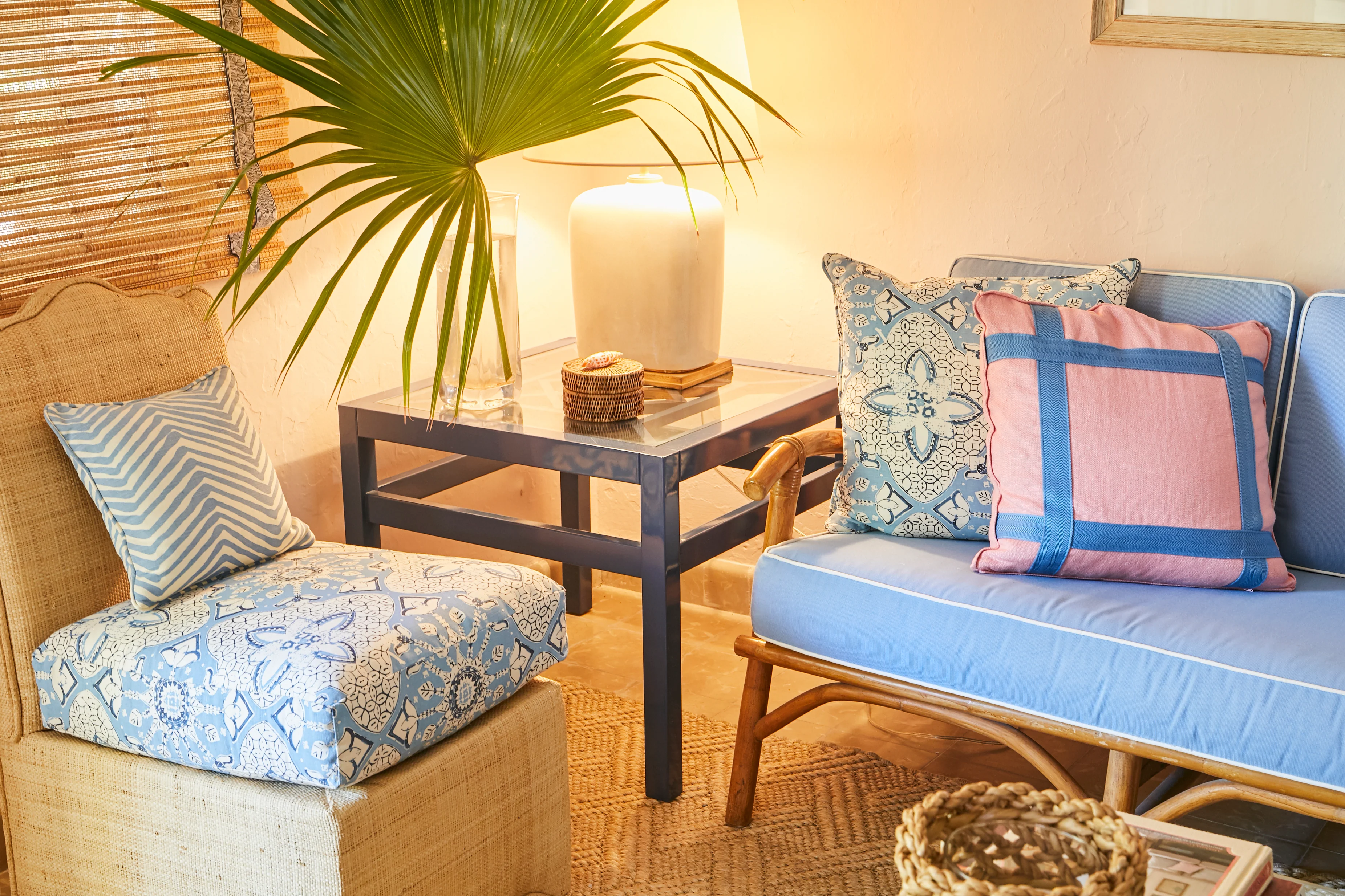 Raffia Scallop Slipper Chair - Image 5