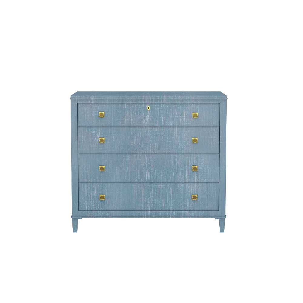 Rowayton Chest in Denim Blue Finish