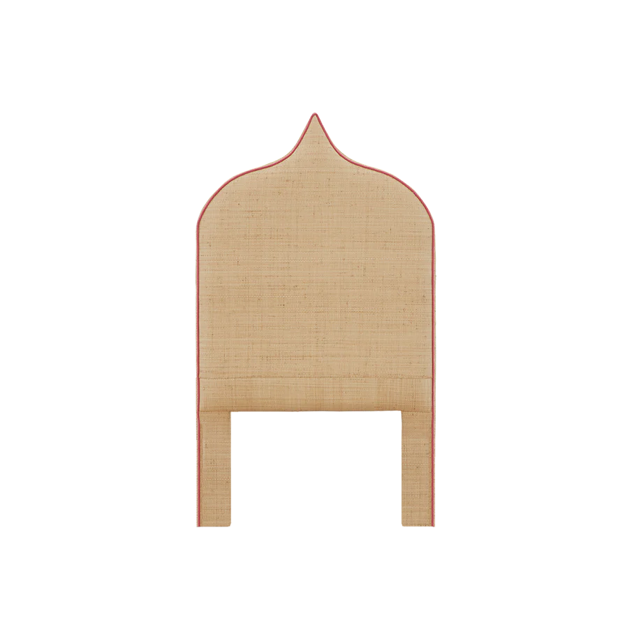Taj Headboard in Natural Raffia