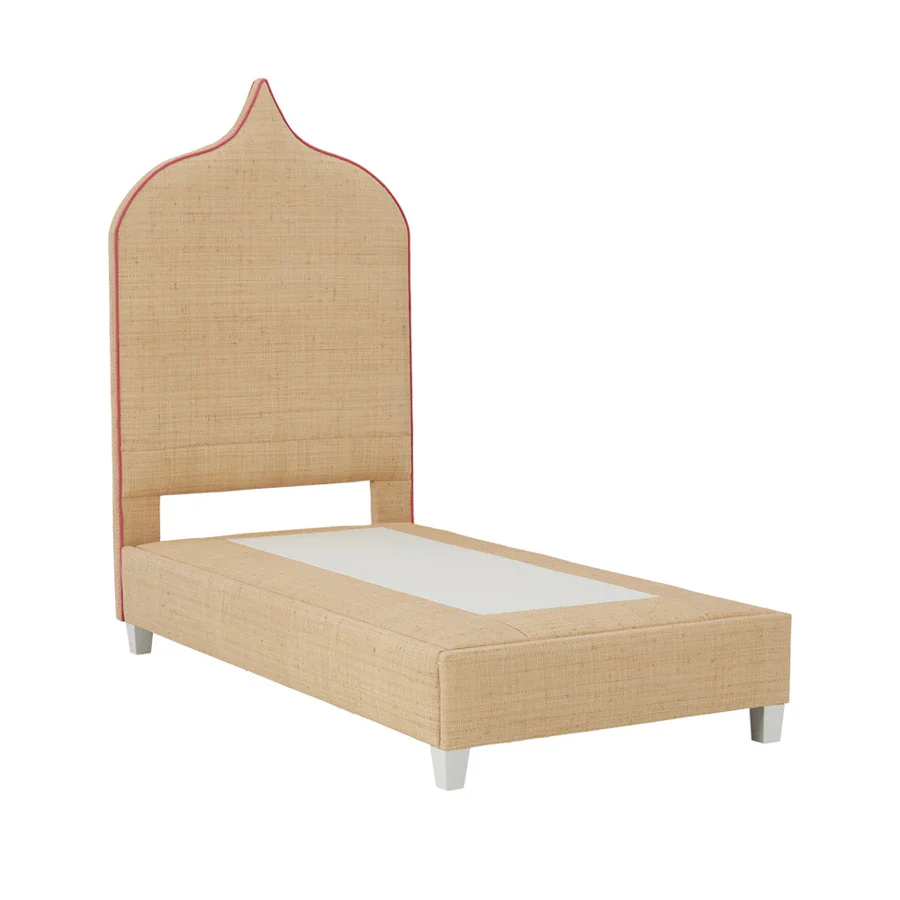 Taj Platform Bed in Natural Raffia - Image 4