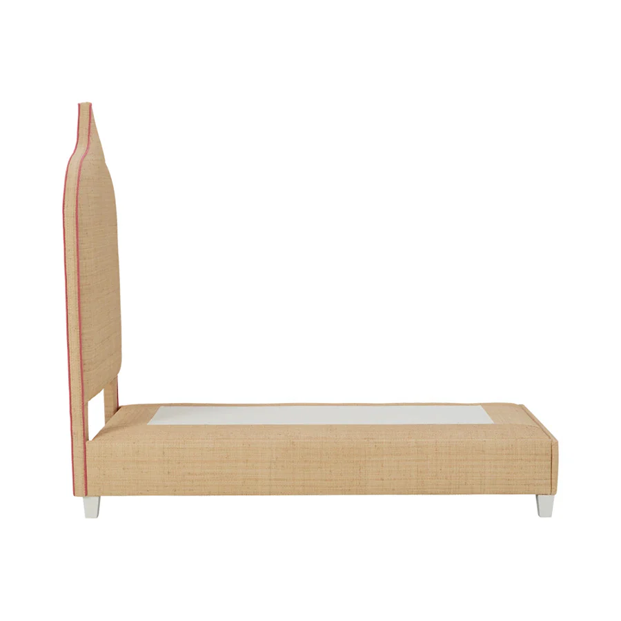 Taj Platform Bed in Natural Raffia - Image 5