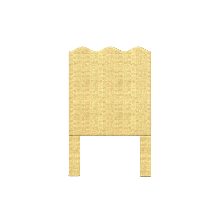 Wave Headboard in Natural Raffia - Image 3